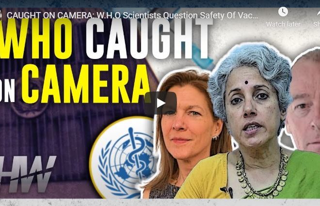 Caught on Camera: W.H.O Scientists Question Safety Of Vaccines