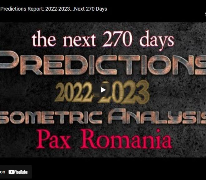 Predictions Report: 2022-2023…Next 270 Days