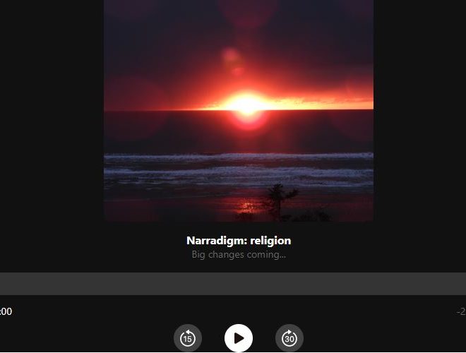 Narradigm: religion