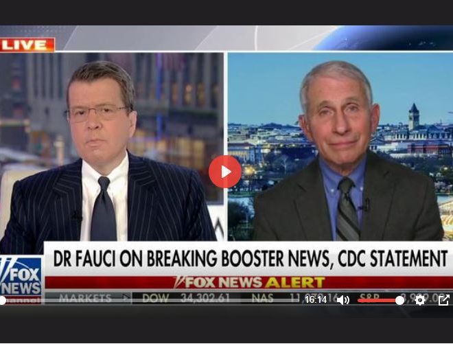 FAUCI RESPONDS TO THE CDC INVESTIGATING CERTAIN ADVERSE REACTIONS TO THE COVID VACCINE – 13TH JAN – FAUCI THE PIECE OF SHIT CONTINUES TO LIE EGGED ON BY FOX