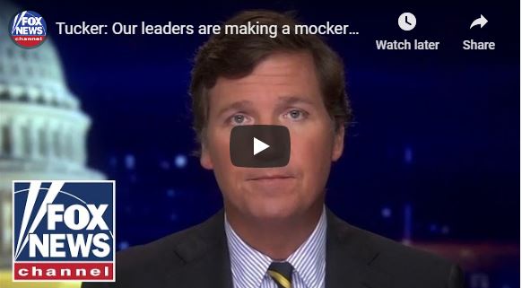Tucker: Our leaders are making a mockery of their own quarantines