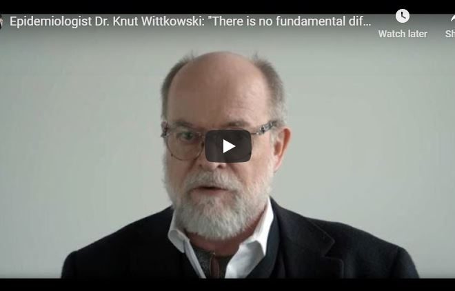 Epidemiologist Dr. Knut Wittkowski: “There is no fundamental difference between the flu and COVID”
