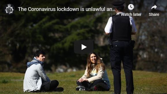 The Coronavirus lockdown is unlawful and the fines issued are void