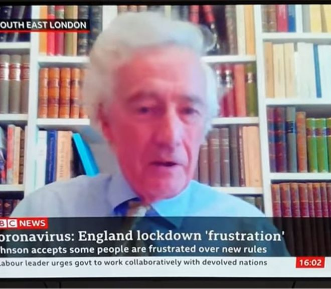 BBC 17th May Lord Sumption speaks out against UK Lockdown