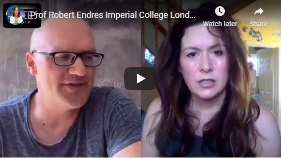 Prof Robert Endres Imperial College London. The Youtube comments are much more enlightening than the video…