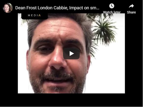Dean Frost London Cabbie, Impact on small businesses and Mental Health 5.6.20