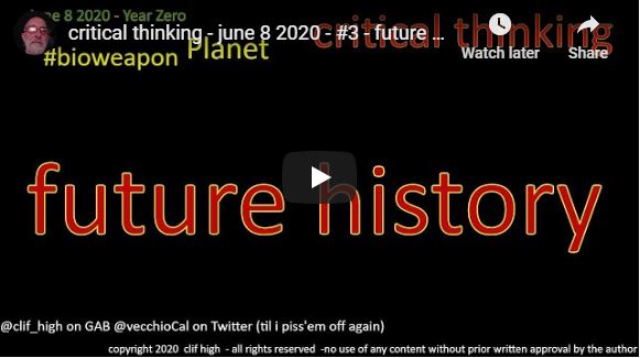 Clif High: critical thinking – june 8 2020 – #3 – future history – emotional, driving waves