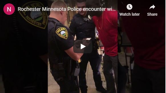 Rochester Minnesota Police encounter with black male