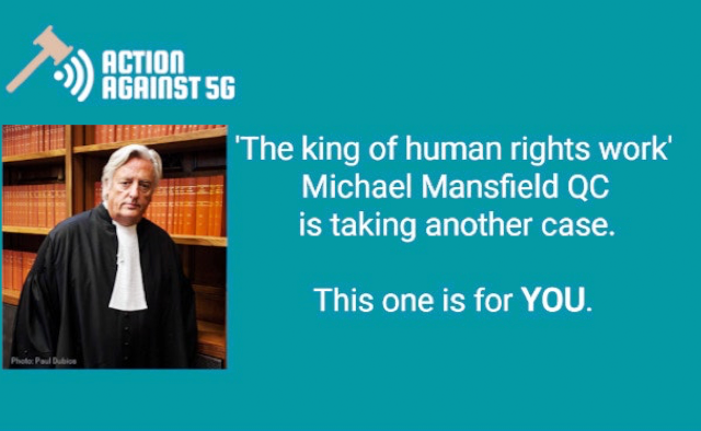UK’s leading human rights barrister to lead anti-5G fight