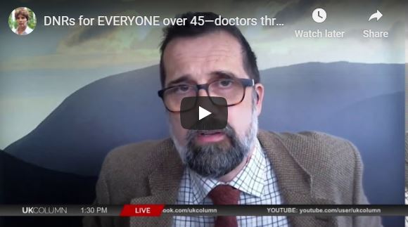 DNRs for EVERYONE over 45—doctors threatened into secrecy