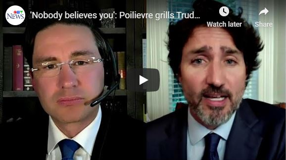 ‘Nobody believes you’: Poilievre grills Trudeau as he testifies over WE Charity controversy