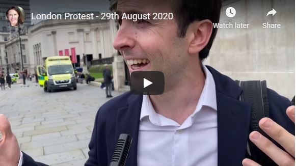 Brees Media: London Protest – 29th August 2020