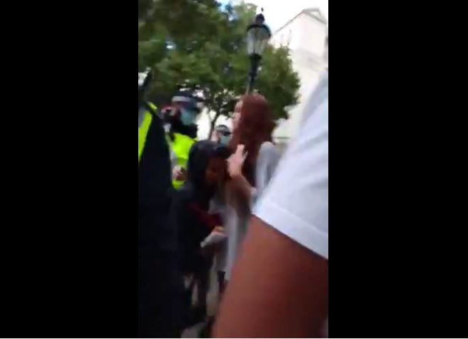 POLICE THUGGERY AT PEACEFUL SAVE OUR CHILDREN PROTEST