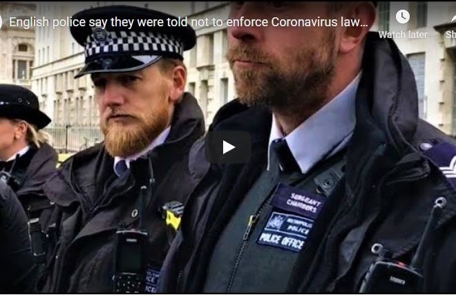 English police say they were told not to enforce Coronavirus laws for Black Lives Matter