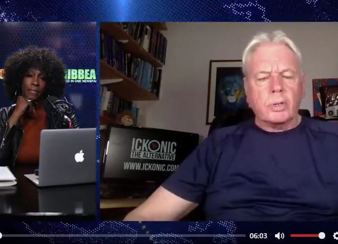 DAVID ICKE TALKS TO TORONTO CARIBBEAN ABOUT THE POLITICAL ‘WHISTLEBLOWER’ EMAIL