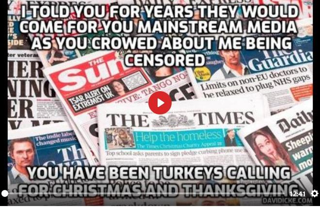 NOW SILICON VALLEY IS COMING FOR THE MSM – DAVID ICKE