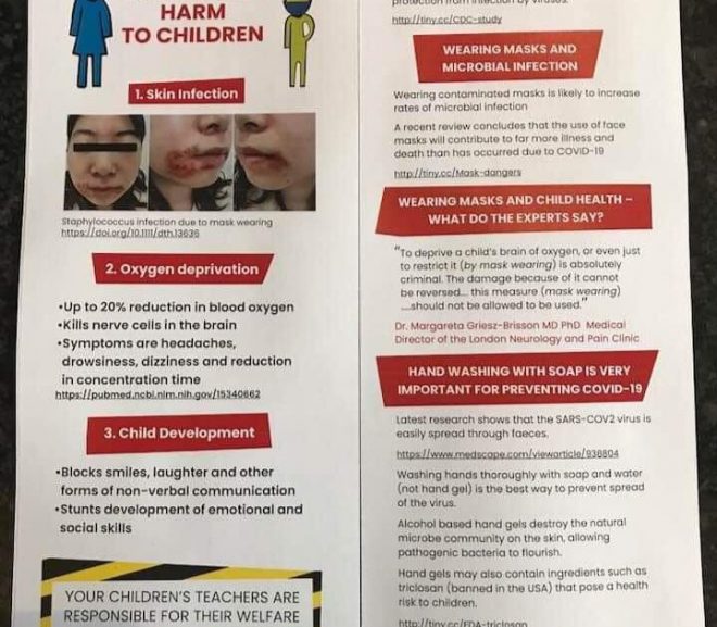 Masks can cause Permanent harm to children