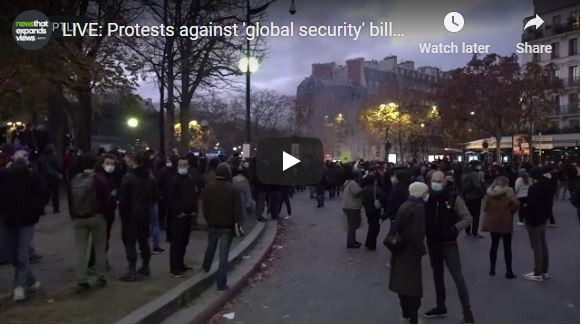 LIVE: Protests against ‘global security’ bill continue in Paris