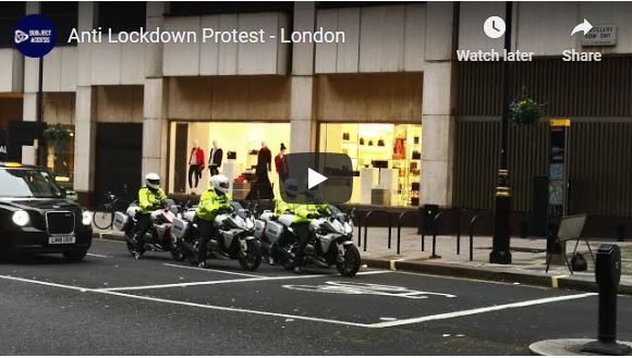 Anti Lockdown Protest – London