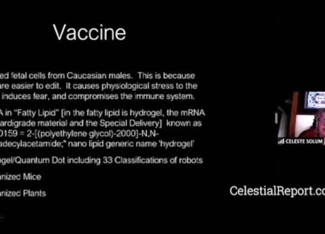 FORMER FEMA OPERATIVE CELESTE SOLUM ON WHAT SHE SAYS IS IN THE GATES VACCINE