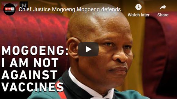 Chief Justice Mogoeng Mogoeng Calls out Corruption and defends his prayer against 666 Vaccine.