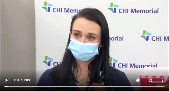 Nurse gets the vaccine, then passes out live on air. (take that fucking mask off!)