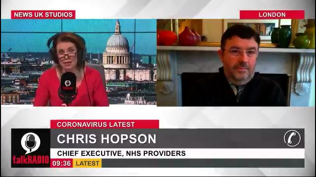 Julia clashes with Chris Hopson from NHS Providers after he accuses her of “peddling disinformation.”