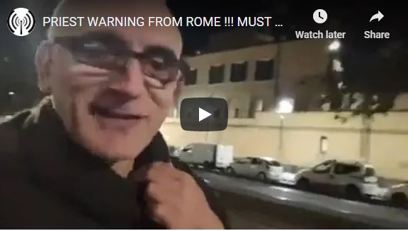 PRIEST WARNING FROM ROME