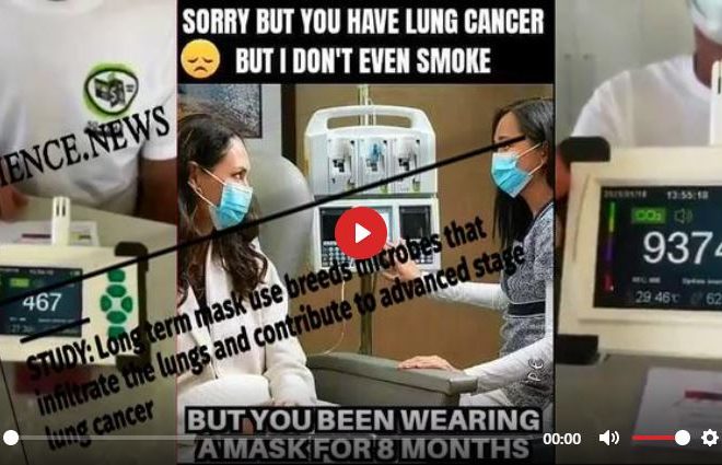 LACK OF OXYGEN AND CO2 PROBLEMS WHEN WEARING A MASK, INFECTION AND CANCER RISK, IGNORE MSM, RESEARCH