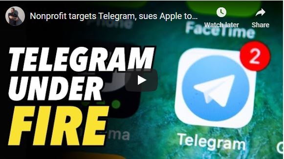 Nonprofit targets Telegram, sues Apple to remove app from store. Telegram can replace Twitter, WhatsApp and Facebook.