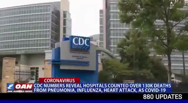 The CDC have updated their numbers again for coronavirus and have revealed that COVID19 is rarely the cause of death.