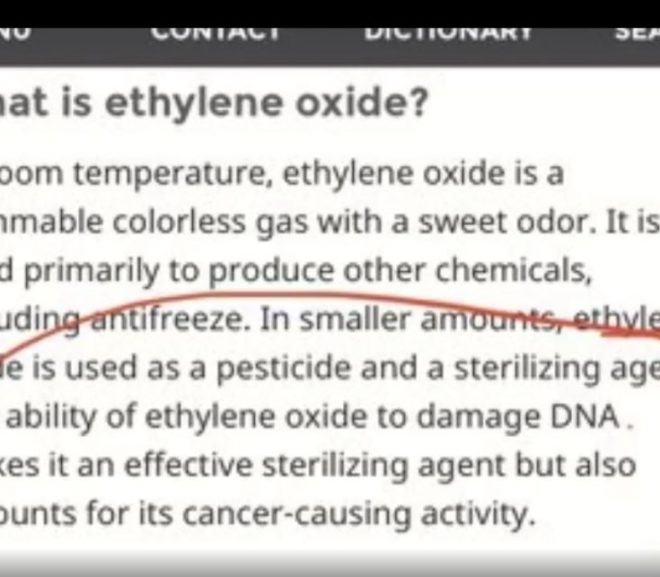 COVID-19 The Double Face of Ethylene Oxide