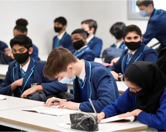Face masks in class are causing ‘physical harm’ to children