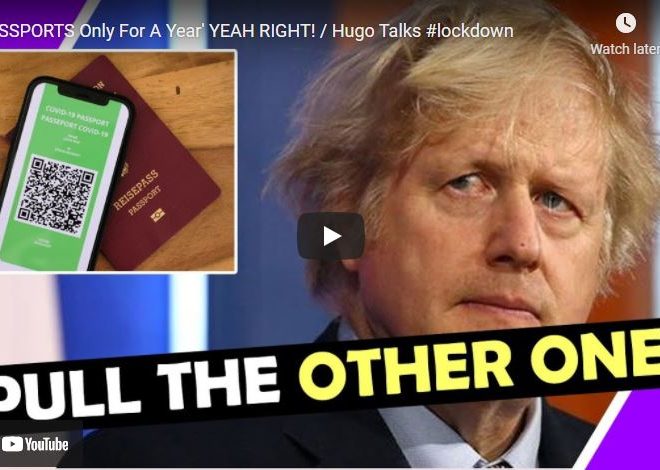 ‘PASSPORTS Only For A Year’ YEAH RIGHT! / Hugo Talks #lockdown