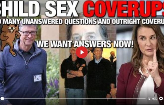 CHILD SEX COVERUPS – KEEP HAPPENING NEAR BILL GATES