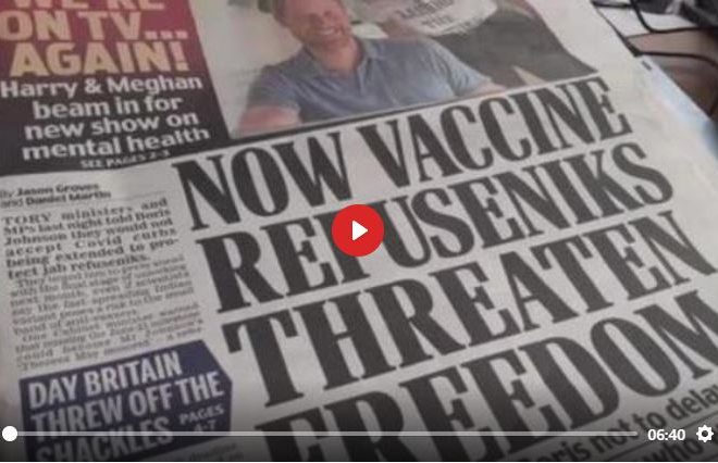 MARK STEELE – THE VACCINATED ARE DEVELOPING THE SO CALLED VARIANTS