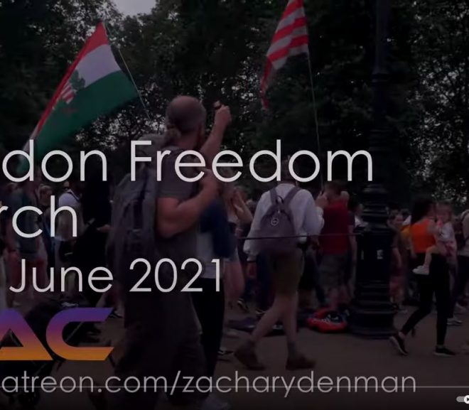 London Freedom March Protests 26th June 2021
