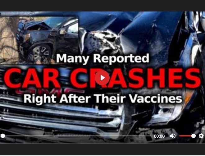 CAR CRASHES : WRECKS & NEAR ACCIDENTS WHEN PEOPLE LOSE CONTROL OF THEIR BODIES DRIVING AFTER VACCINE