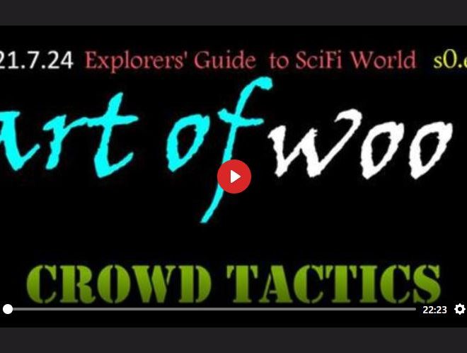 THE ART OF WOO – EXPLORERS’ GUIDE TO SCIFI WORLD