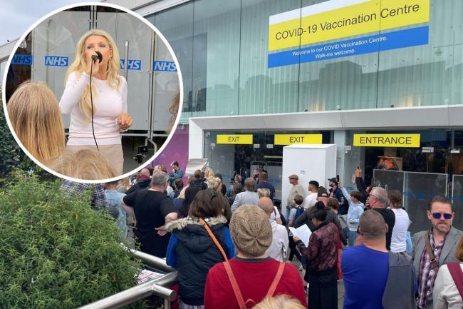 Protests halt opening of new Churchill Square Covid vaccination centre in Brighton