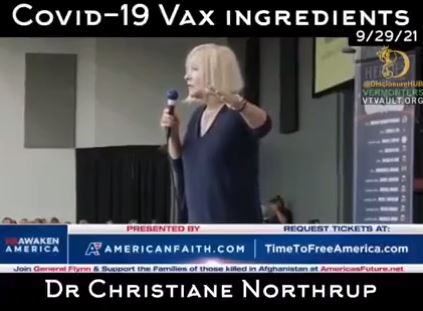 Dr. Christiane Northrup: COVID-19 VAXXX Ingredients.