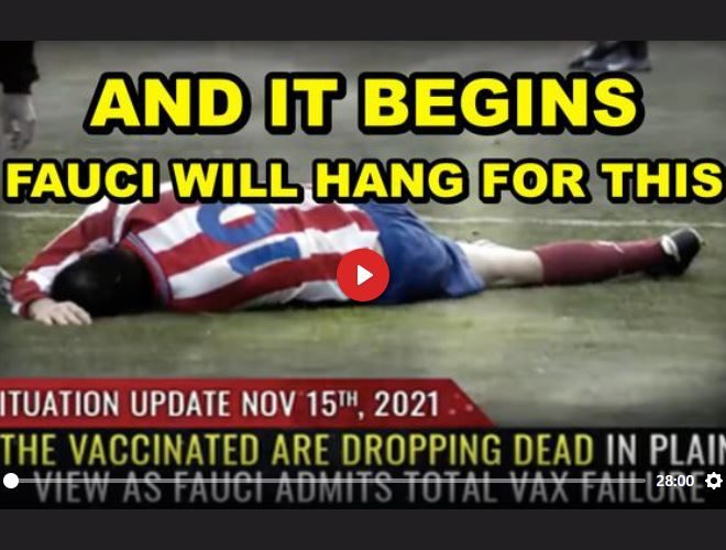 PEOPLE DROPPING DEAD ON LIVE T.V. – MILLIONS OF COFFINS READIED FOR THE VACCINATED