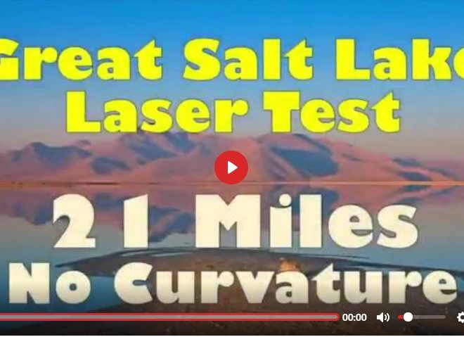 21 MILE GREAT SALT LAKE LASER TEST PROVES THE EARTH IS IN FACT FLAT