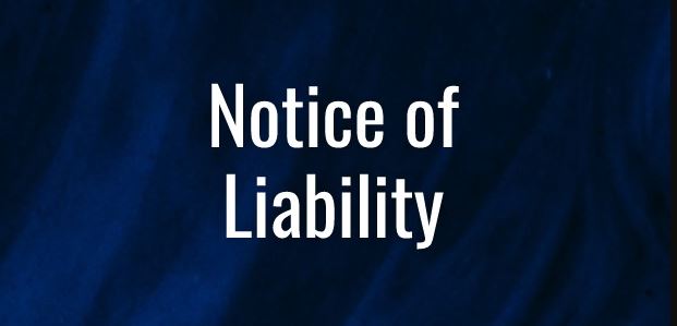 Notices of Liability (Download Word Documents)