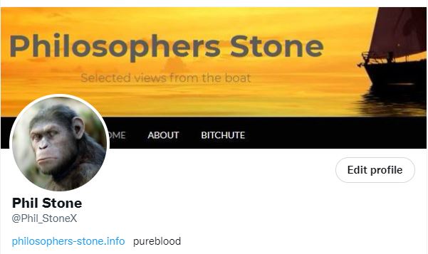 Backup Twitter account activated. @Phil_StoneX   previous account @philosopherssto has been suspended and all followers deleted by Twitter