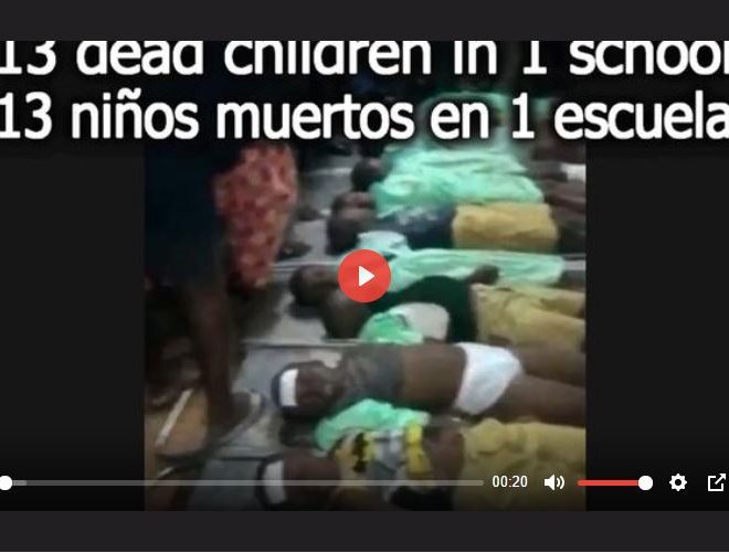 13 children die in a single school in Africa, less than 40 min. after the Pfizer lethal injections