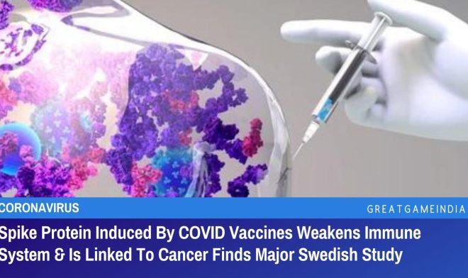 Spike Protein Induced By COVID Vaccines Inhibits DNA Repair & Is Linked To Cancer Finds Major Swedish Study