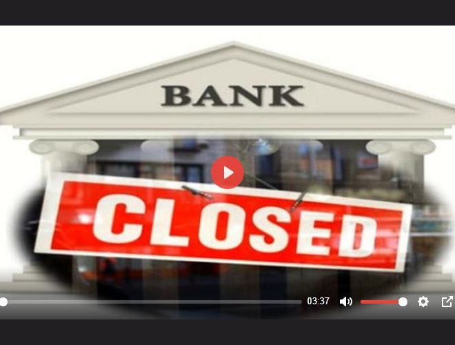 USA |BANKS CLOSING ACROSS THE COUNTRY..WHY?