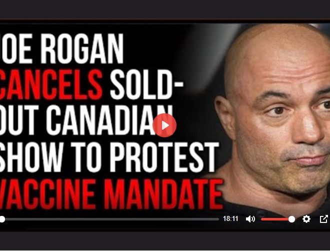 ROGAN CANCELS SOLD-OUT SHOW OVER VACCINE MANDATES