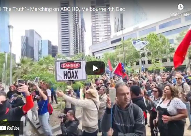“Tell The Truth” – Marching on ABC HQ, Melbourne 4th Dec